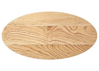 Blat do stołu 80x40x4 cm lite drewno dębowe owalny WM-4009041