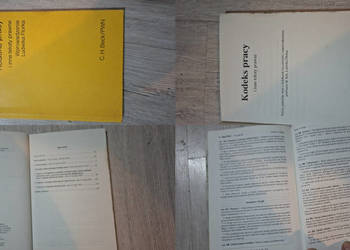 Kodeks pracy i teksty prawne, 1. wydanie, niska dostępność 1993