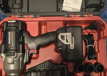 Klucz udarowy akumulatorowy parkisde komplet