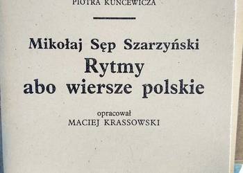 Sęp Szarzyński Rytmy Wiersze