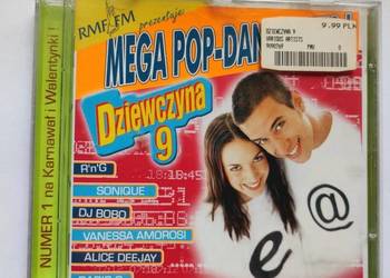 mega pop dance dziewczyna 9  kolekcjonerska płyta cd 2001 rok unikat