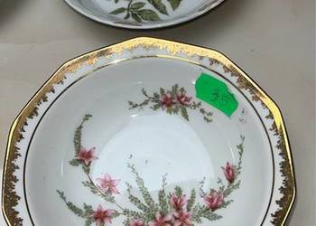 Porcelanowa miseczka.  Syg. Flora Alpina. Swancholm.