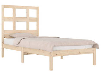 Rama łóżka bez materaca lite drewno sosnowe 90x190 cm WM-3104443