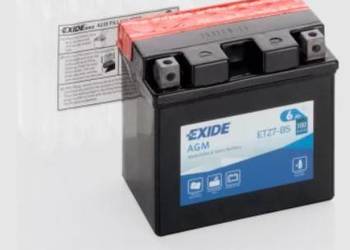 EXIDE ETZ7-BS YTZ7-BS 12V 6Ah 100A EN P+