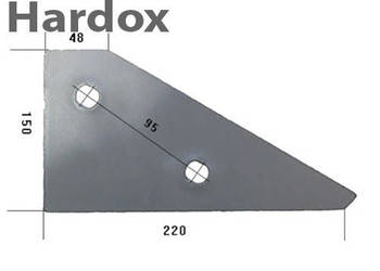 Płoza przednia HARDOX KV09/L części do pługa SUKOV