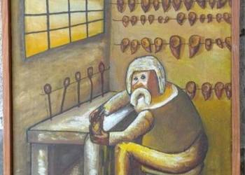 Obraz olejny, ręcznie malowany