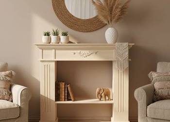 Portal kominkowy atrapa kominka KONSOLA/KLASYK drewno