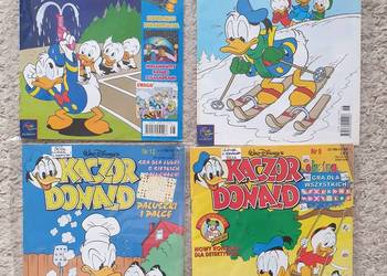 Kaczor Donald - zestaw 6 komiksów z dodatkami - 1998 rok Kaczor Donald - zestaw 6 komiksów z dodatkami - 1998 rok