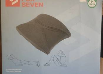 Mata do ćwiczeń czarna Seven For Seven