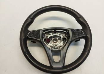 Mercedes EQV w447 V-klasa, 2021 kierownica skórzana łopatki a0004604816