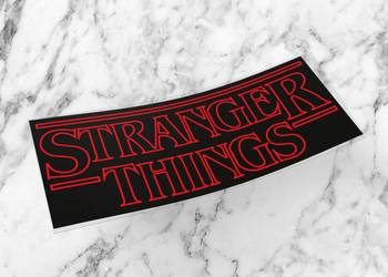 Naklejka STRANGER THINGS 15 x 6 cm eleven