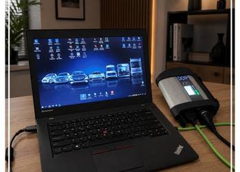 Laptop Lenovo T450 ram 8gb SSD 512GB 09.2023 - 2026 SD C4 Xentry Das