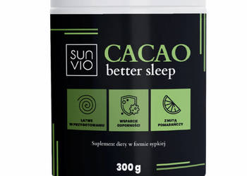 Cacao better sleep - napój funkcjonalny w proszku SunVio 300g