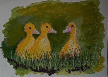 Wiosenne spotkanie akryle