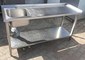 Zlew 1-komorowy gastronmiczny 165x60x85