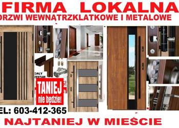 Drzwi wejściowe zewnętrzne drewniane i metalowe antywłamaniowe