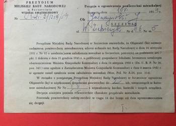 ( 1767 ) Decyzja O Ograniczeniu Pow.Mieszkalnej Gałuszyński