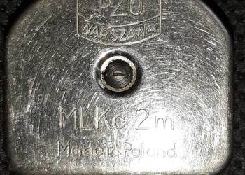 Pakiet - miarka stalowa MLKc 2m z ZPO I dwie calówki.