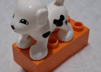 Figurka pies, piesek, dalmatyńczyk, 5,7cm, klocki kompatybilne z Lego (Zaba