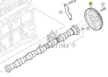 Claas AXION 810 850 870 Wałek Rozrządu Koło Zębate CZĘŚCI 0011497470 00 11…