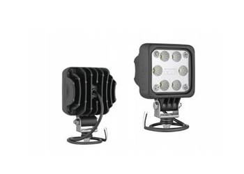 Lampa robocza 6xLED 2000lm 100x100x76 12-24V 50° z przewodem 0,5m Wesem