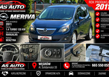 Opel Meriva 1,4T 120KM EnJoy/Climatronic/SerwisASO/PDC/Podg.fotele/Półskór…