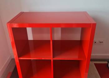 Szafka Ikea Kallax czerwona 77cm x 77cm