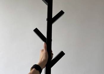 Ikea TJUSIG Wieszak, czarny, 78 cm 2 sztuki