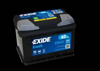 Akumulator 60Ah 540A Exide Excell  PRAWY PLUS
