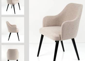 Krzesło DELUXE Beżowe prosto od producenta EMRA WOOD RK-9