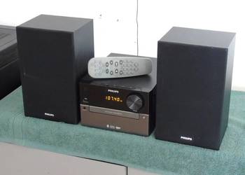 Wieża Philips pilot USB mp-3 BT CD  AUX kol. DOSTAWA