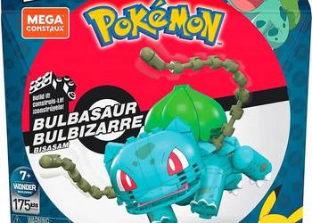 Figurka Pokemon Bulbasaur Klocki Konstrukcyjne 175el. Mattel
