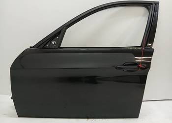 DRZWI LEWE PRZEDNIE PRZÓD BMW E90 475 BLACK SAPPHIRE