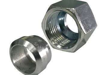 10x Złącza Tekalan Na Rurkę FI 12 Nakrętka M18 x 1.5 [8032]