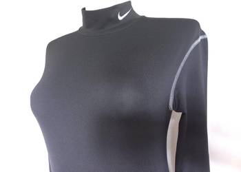 koszulka Długi Rękaw czarny Longsleeve r. 38/40 Nike Unisex stan bdb-