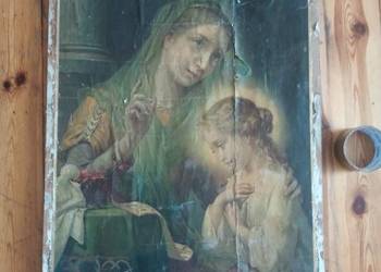 Stary oleodruk SW. Anna przedwojnie