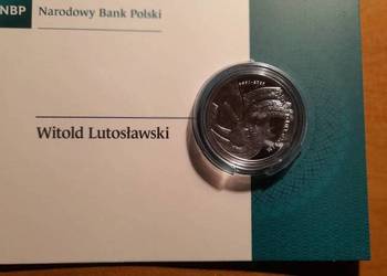 Moneta srebrna "Witold Lutosławski" 10 zł z 2013 r.