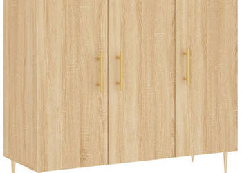 Szafka dąb sonoma 90x34x80 cm materiał drewnopochodny WM-828095