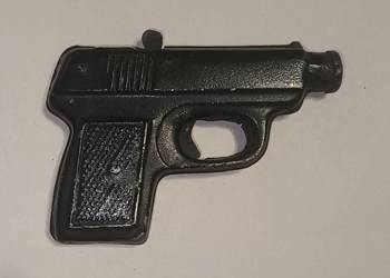 Stary korkowiec zabawka z PRL metalowy w pełni sprawny