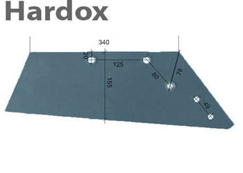 Lemiesz 300ha HARDOX 200616/P N 132/152 do pługa NIEMEYER