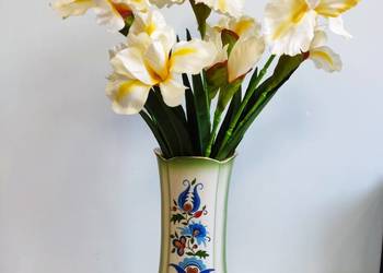 Wazon ceramiczny Lubiana w ludowym stylu kaszubskim