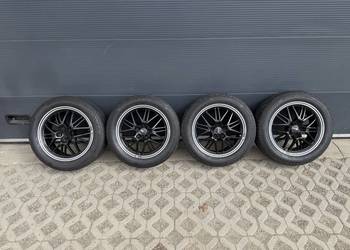 Koła letnie 5x112 R17 Brock 7,5J ET35 67mm + 215/55 Bridgestone 4/5mm