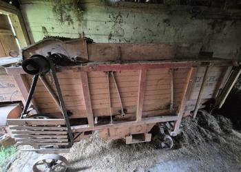 Przedwojenna młocarnia Dachentreiter