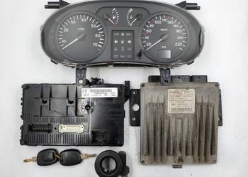 Sterownik Silnika Renault Clio II 1.5 DCI 8200250662 HOM8200129063 ZESTAW