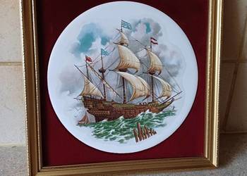 vintage obrazek na porcelanie