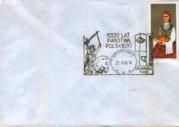 Kop.okol. 1000 lat Państwa Polskiego  1966