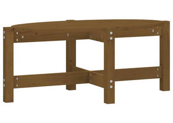 Stolik kawowy miodowy brąz 87x48x35 cm lite drewno sosnowe WM-822325
