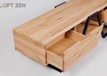 Szafki nocne loftowe metalowe - minimalizm w sypialni