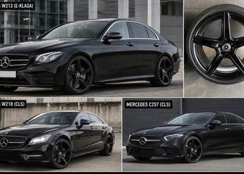 20 cali Mercedes w213 w218 w219 c257 5x112 ET30 9J 66.6 felgi koła komplet