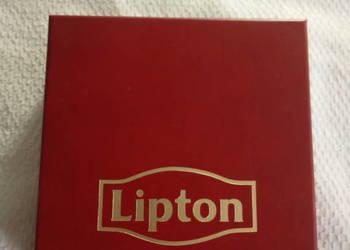 Skrzyneczka na herbatę LIPTON, drewno egzotyczne